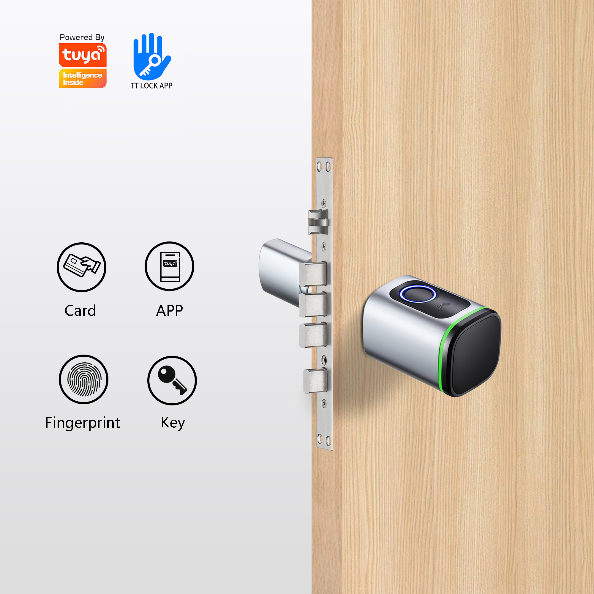 Electric Lock Manufacturer Smart Cylinder Lock Fingerprint Unlock