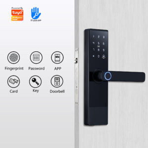 Tuya Smart Door Lock with TT Lock App | Fingerprint, Password, Card & Keyless Entry for Home & Apartment Security