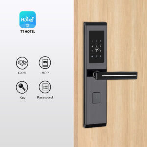 Outdoor grade smart door lock | IP68 waterproof and frost-proof | Fingerprint + password + APP + key + card swipe + emergency mechanical lock core